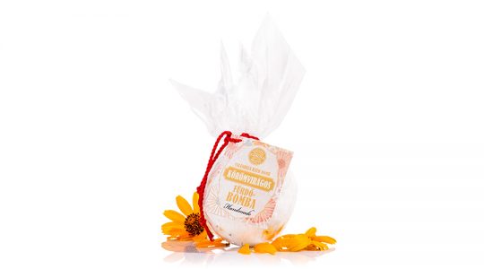 Bomba de Baie cu Galbenele - 95 G - YAMUNA Luxury