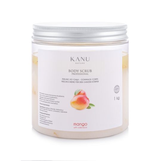 Exfoliant corporal cu mango și gălbenele - Kanu