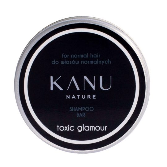 Șampon solid glamour toxic (cutie de metal) - Kanu